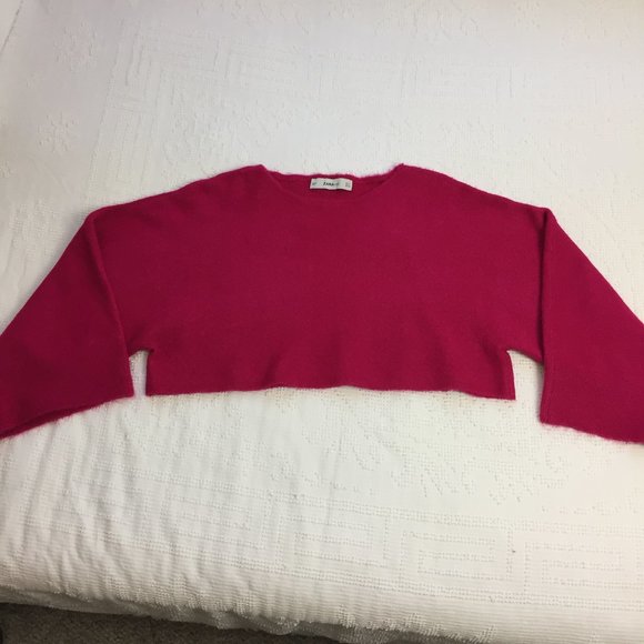 Zara Super Cropped Kimono Sleeve Sweater size M - Picture 7 of 7